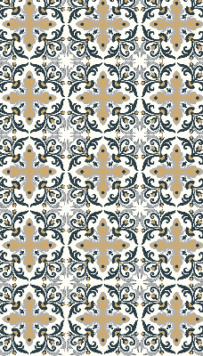 Rolgordijn voor het raam Marokkaanse tegel