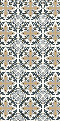 Rolgordijn voor het raam Marokkaanse tegel