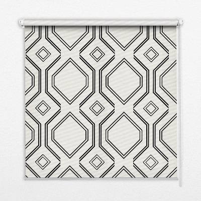 Rolgordijn voor het raam Ruit-illusie