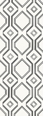 Rolgordijn voor het raam Ruit-illusie