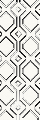 Rolgordijn voor het raam Ruit-illusie