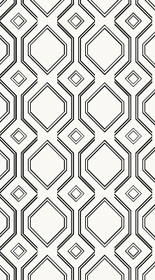 Rolgordijn voor het raam Ruit-illusie