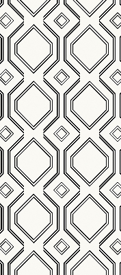 Rolgordijn voor het raam Ruit-illusie