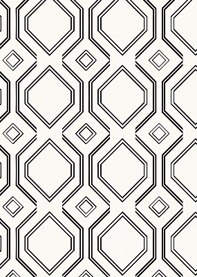 Rolgordijn voor het raam Ruit-illusie