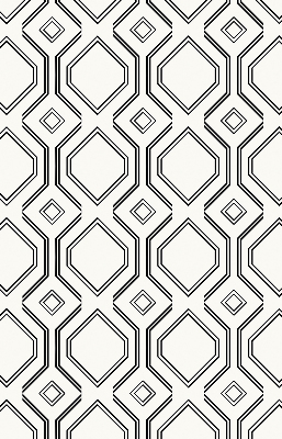 Rolgordijn voor het raam Ruit-illusie