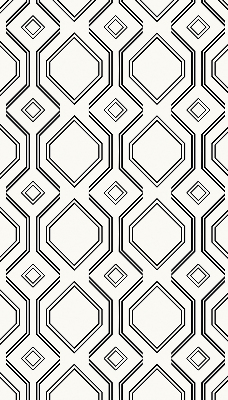 Rolgordijn voor het raam Ruit-illusie