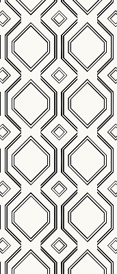 Rolgordijn voor het raam Ruit-illusie