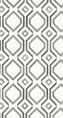 Rolgordijn voor het raam Ruit-illusie