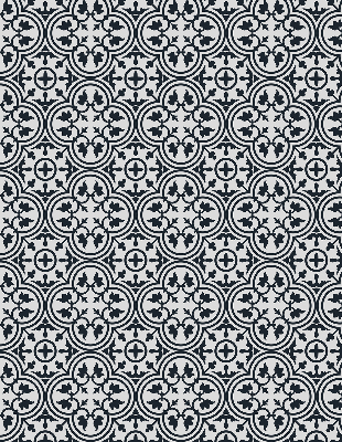 Rolgordijn verduisterend Portugese tegel