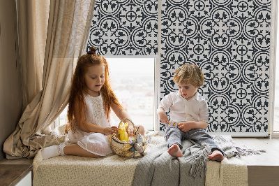 Rolgordijn verduisterend Portugese tegel