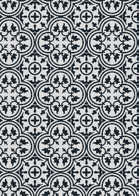 Rolgordijn verduisterend Portugese tegel