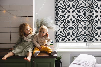 Rolgordijn verduisterend Portugese tegel