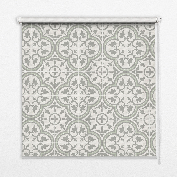 Rolgordijn voor het raam Portugese tegel