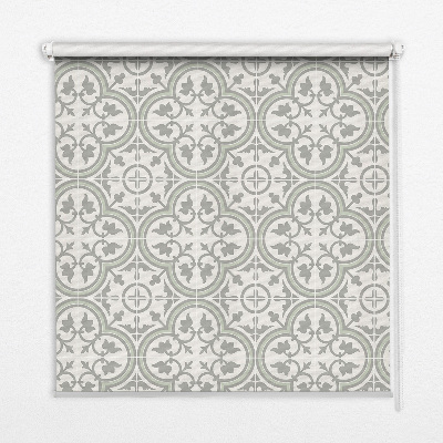 Rolgordijn voor het raam Portugese tegel