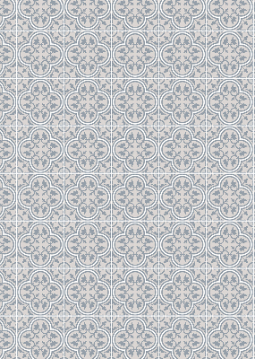 Rolgordijn verduisterend Portugese tegel