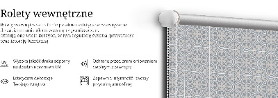 Rolgordijn verduisterend Portugese tegel