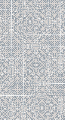 Rolgordijn verduisterend Portugese tegel