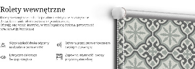 Rolgordijn voor het raam Marokkaanse tegel