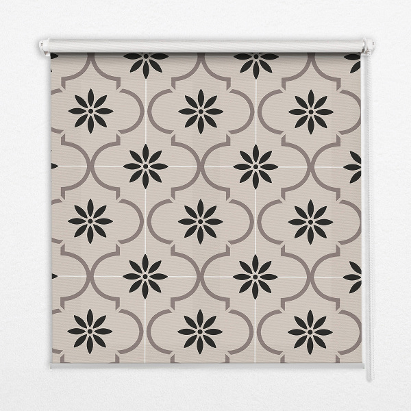 Rolgordijn verduisterend Marokkaanse bloemvormige tegel