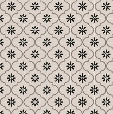 Rolgordijn verduisterend Marokkaanse bloemvormige tegel