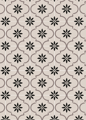 Rolgordijn verduisterend Marokkaanse bloemvormige tegel