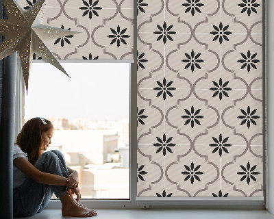 Rolgordijn verduisterend Marokkaanse bloemvormige tegel