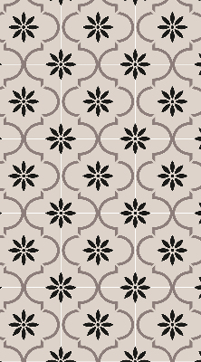 Rolgordijn verduisterend Marokkaanse bloemvormige tegel