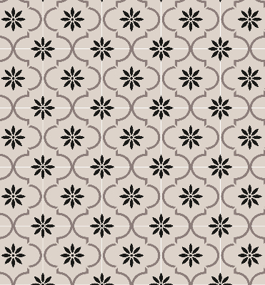 Rolgordijn verduisterend Marokkaanse bloemvormige tegel