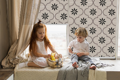 Rolgordijn verduisterend Marokkaanse bloemvormige tegel