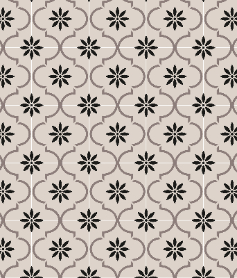 Rolgordijn verduisterend Marokkaanse bloemvormige tegel