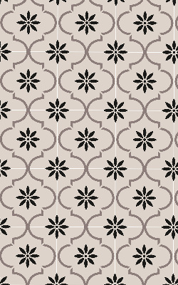 Rolgordijn verduisterend Marokkaanse bloemvormige tegel