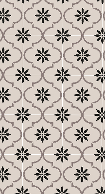 Rolgordijn verduisterend Marokkaanse bloemvormige tegel