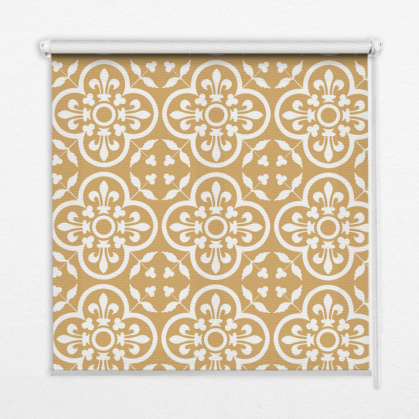 Rolgordijn voor het raam Portugese volkspatroontegel