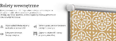 Rolgordijn voor het raam Portugese volkspatroontegel