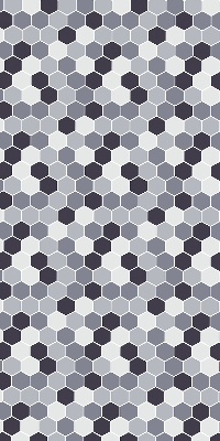 Rolgordijn voor het raam Honingraten