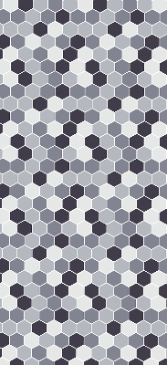 Rolgordijn voor het raam Honingraten