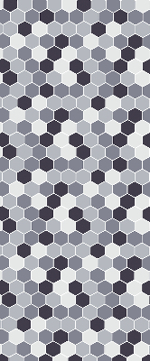 Rolgordijn voor het raam Honingraten