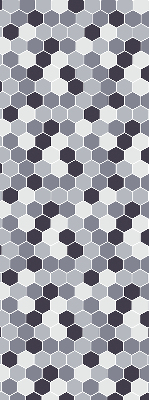 Rolgordijn voor het raam Honingraten