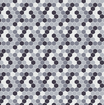 Rolgordijn voor het raam Honingraten