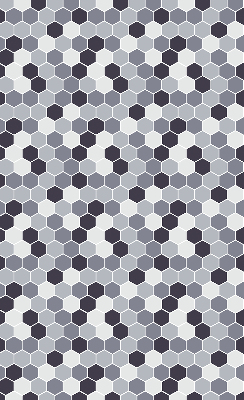 Rolgordijn voor het raam Honingraten