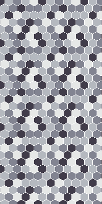 Rolgordijn voor het raam Honingraten