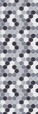 Rolgordijn voor het raam Honingraten