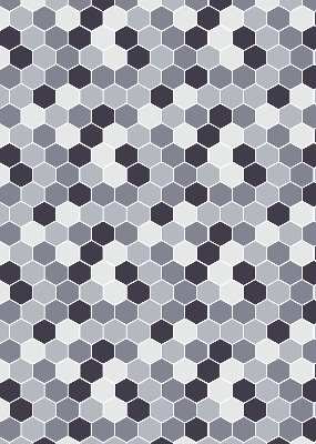 Rolgordijn voor het raam Honingraten