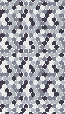 Rolgordijn voor het raam Honingraten