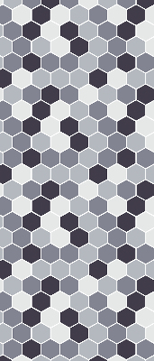 Rolgordijn voor het raam Honingraten