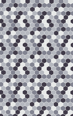 Rolgordijn voor het raam Honingraten