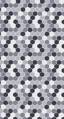 Rolgordijn voor het raam Honingraten