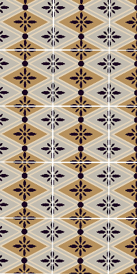 Rolgordijn verduisterend Bloem in een ruit