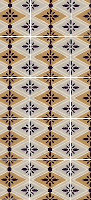 Rolgordijn verduisterend Bloem in een ruit