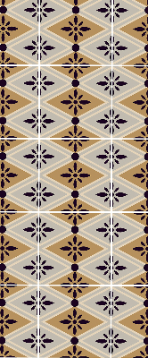 Rolgordijn verduisterend Bloem in een ruit